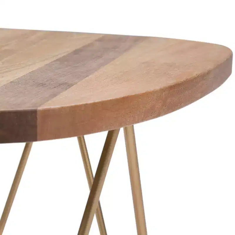 Table d'appoint Tillman en métal et bois