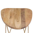 Table d'appoint Tillman en métal et bois