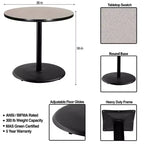 Table à manger ronde 36 po de la collection Bennet de Hampden Furnishings