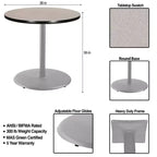 Table à manger ronde 36 po de la collection Bennet de Hampden Furnishings