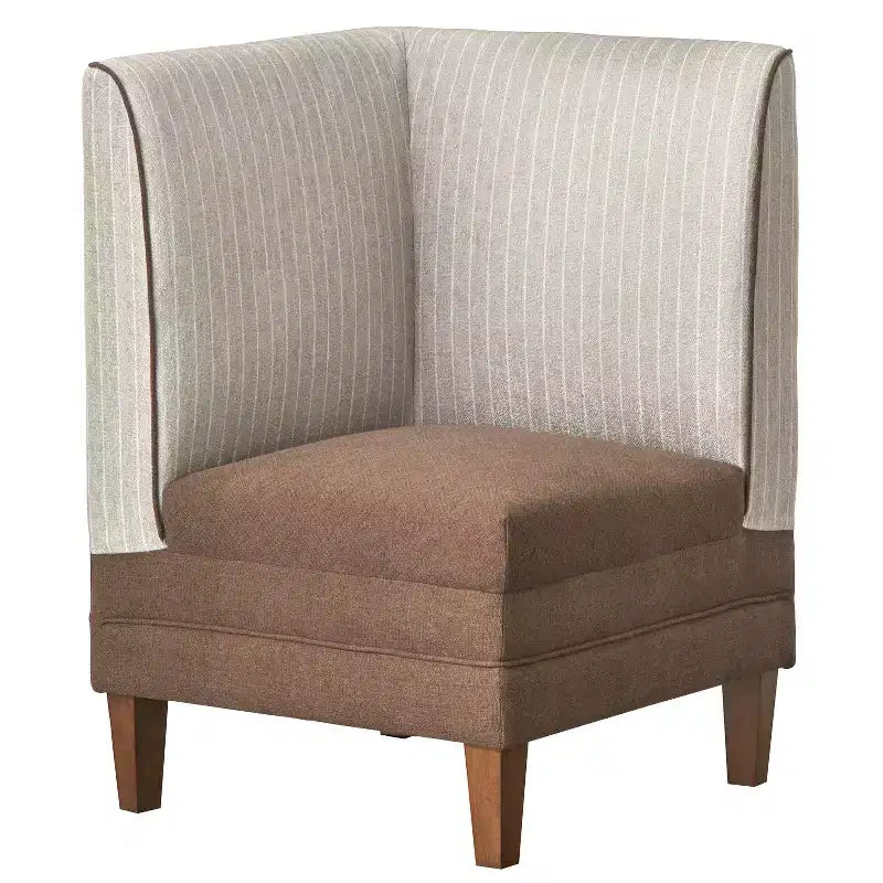 Lifestorey Phillips Upholstered Breakfast Nook Corner Seat