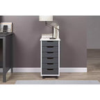 Chariot à roulettes étroit Trendfurn Omnia à 6 tiroirs