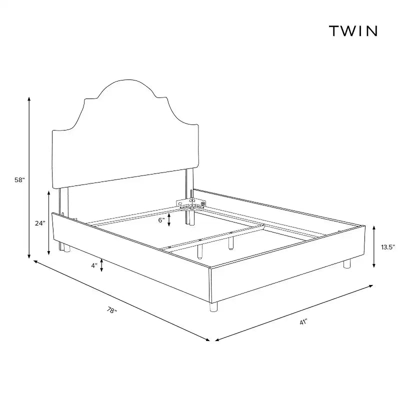 Lit simple Halsted Skyline Furniture