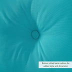 Ensemble de deux coussins d'extérieur haut de gamme Sunbrella pour assise profonde