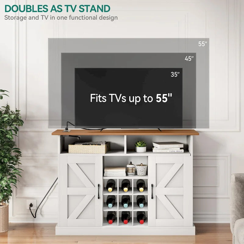 Moasis 52 Buffet Cabinet Meuble de bar à café de ferme
