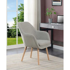 Fauteuil d'appoint rembourré à oreilles Charlotte « Take a Seat » de Convenience Concepts