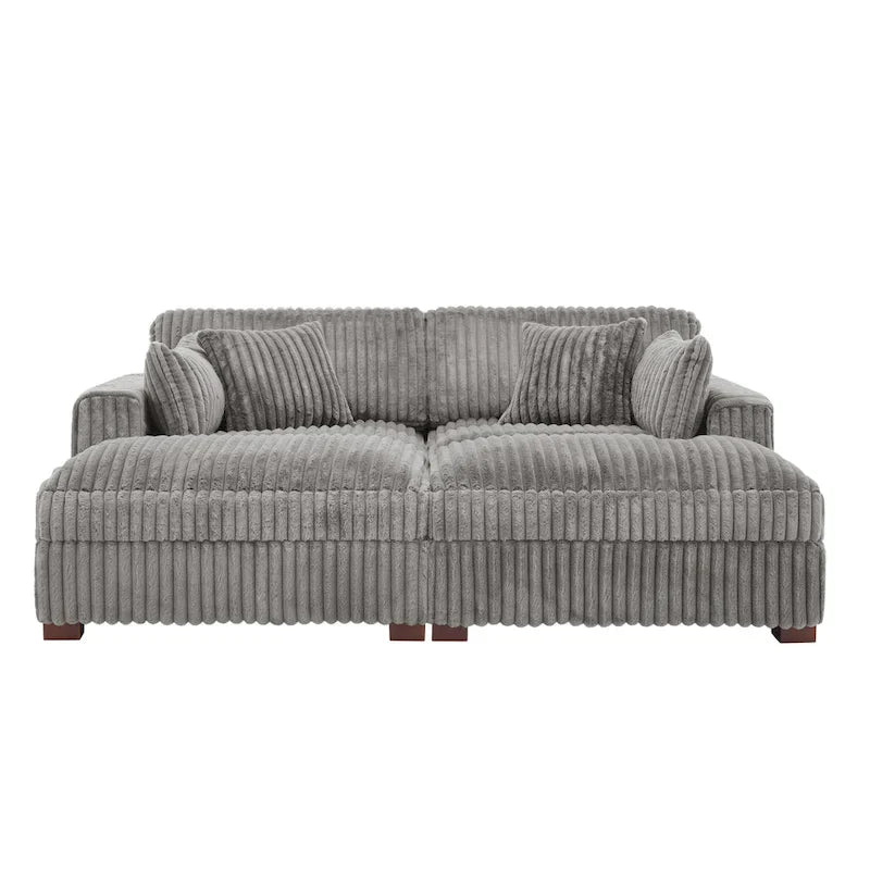 Canapé modulable en tissu pour salon et chambre à coucher