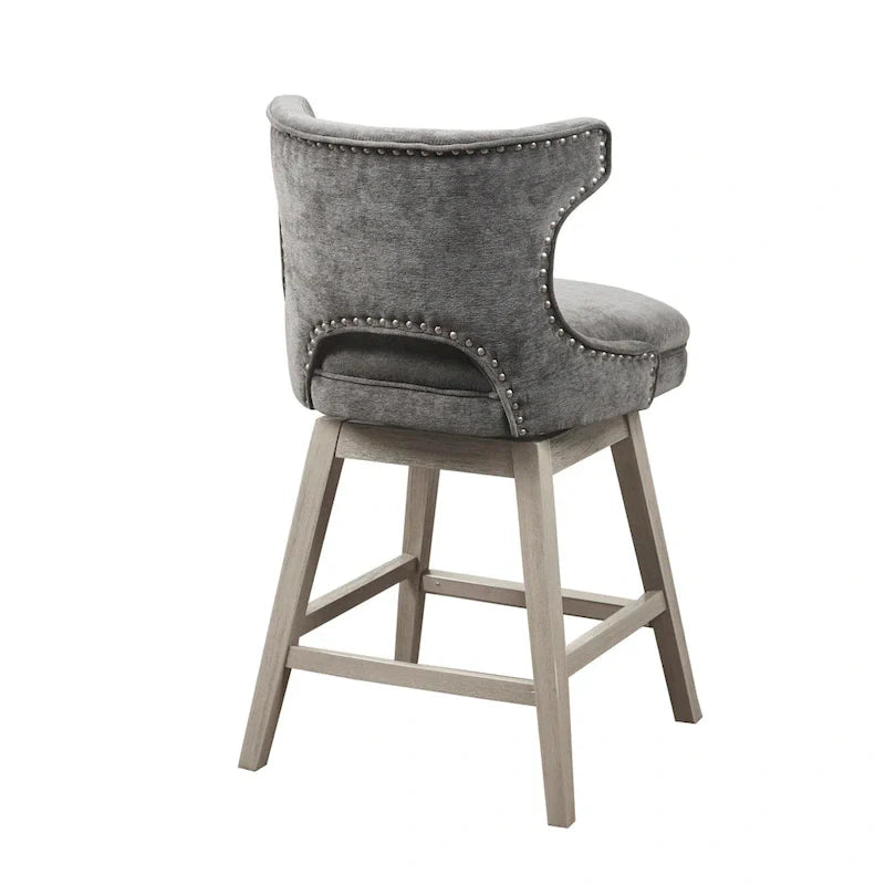 Tabouret de comptoir pivotant à 360 degrés Janet de Madison Park