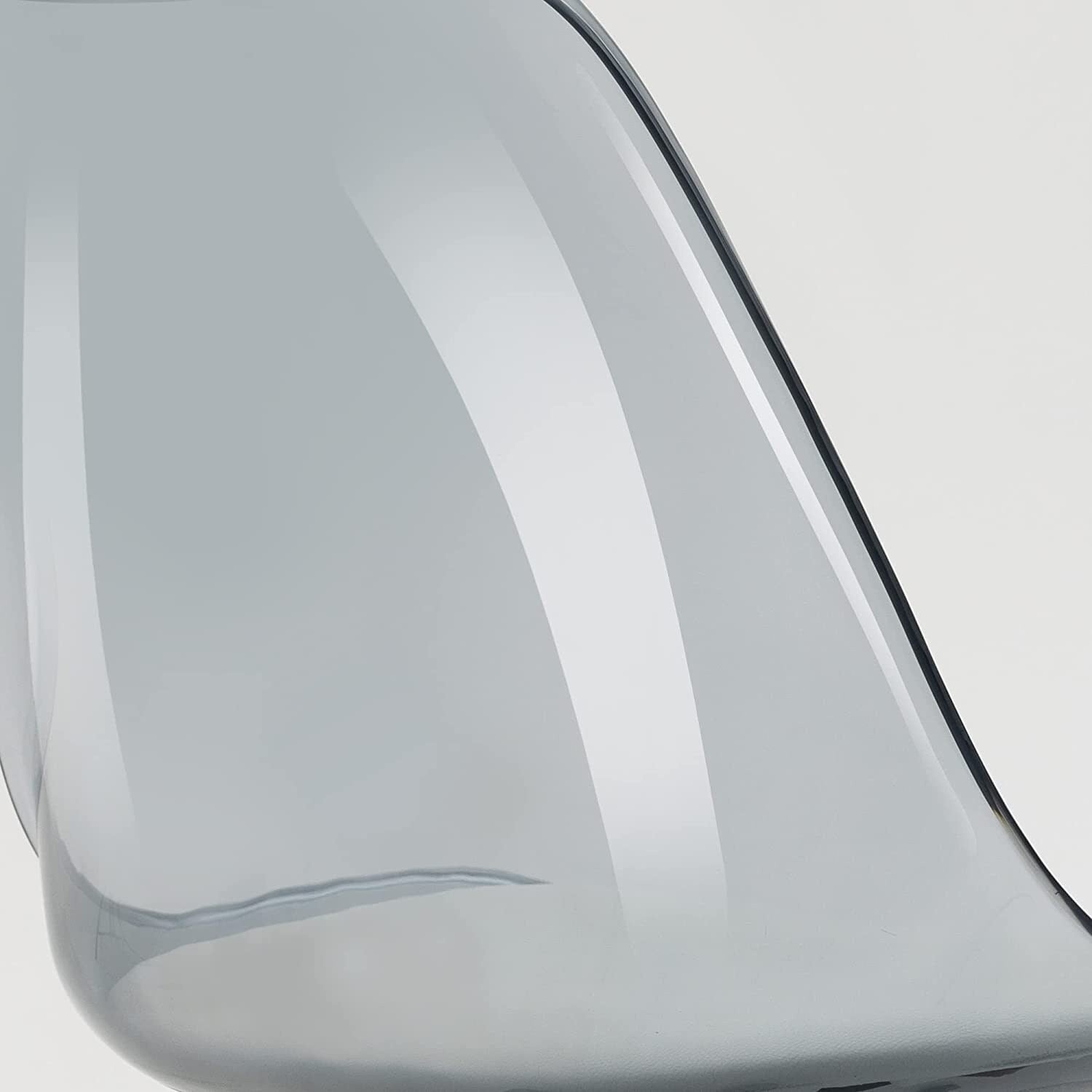 Chaise de bureau à roulettes sans accoudoirs, réglable en hauteur, en acrylique pivotant