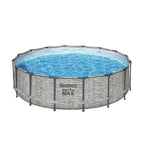 Piscine hors sol ronde Bestway Steel Pro MAX avec pompe et bâche