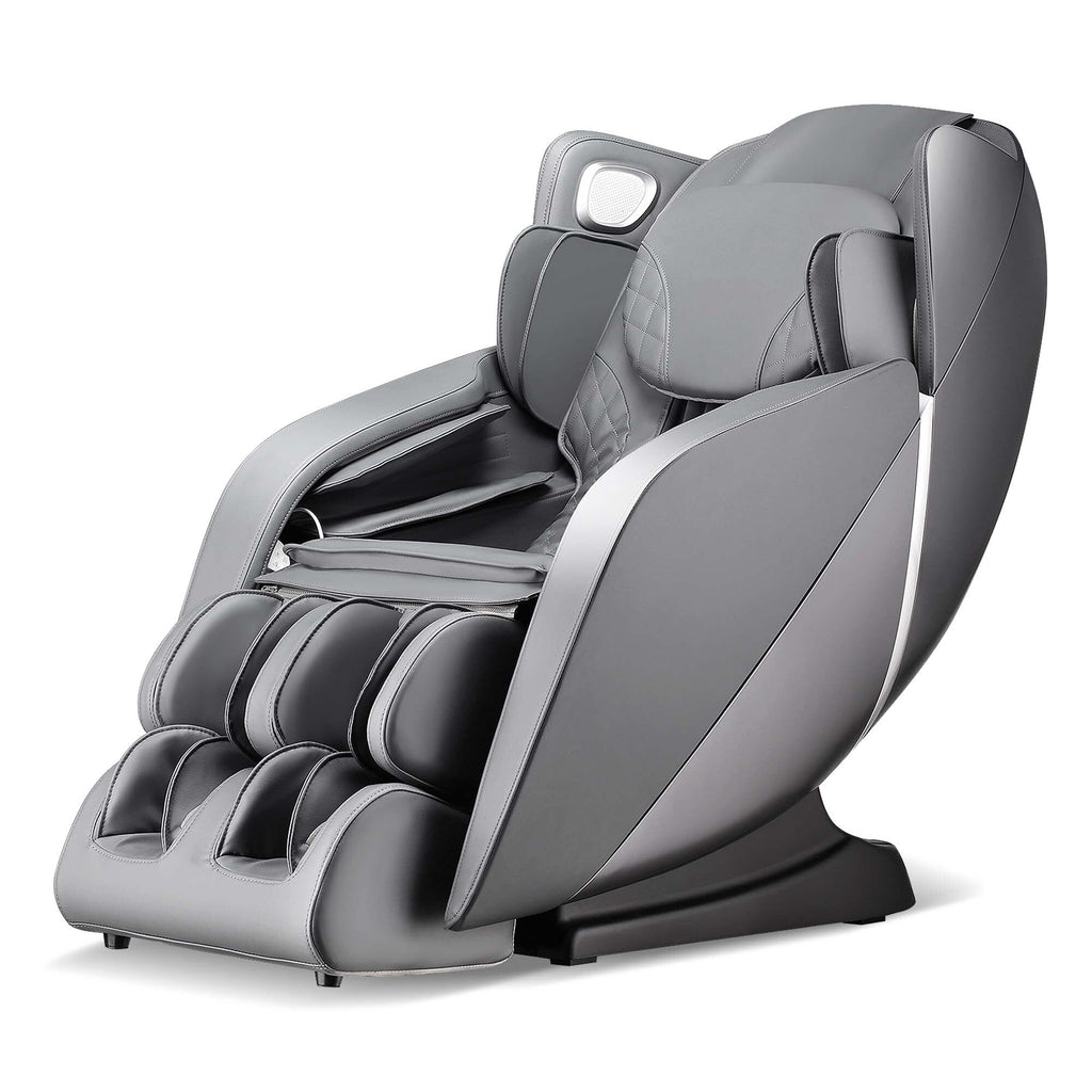 Fauteuil de massage corporel complet Costway avec commande vocale, chaleur et rouleau de pied