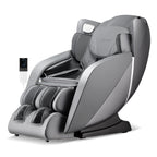 Fauteuil de massage corporel complet Costway avec commande vocale, chaleur et rouleau de pied