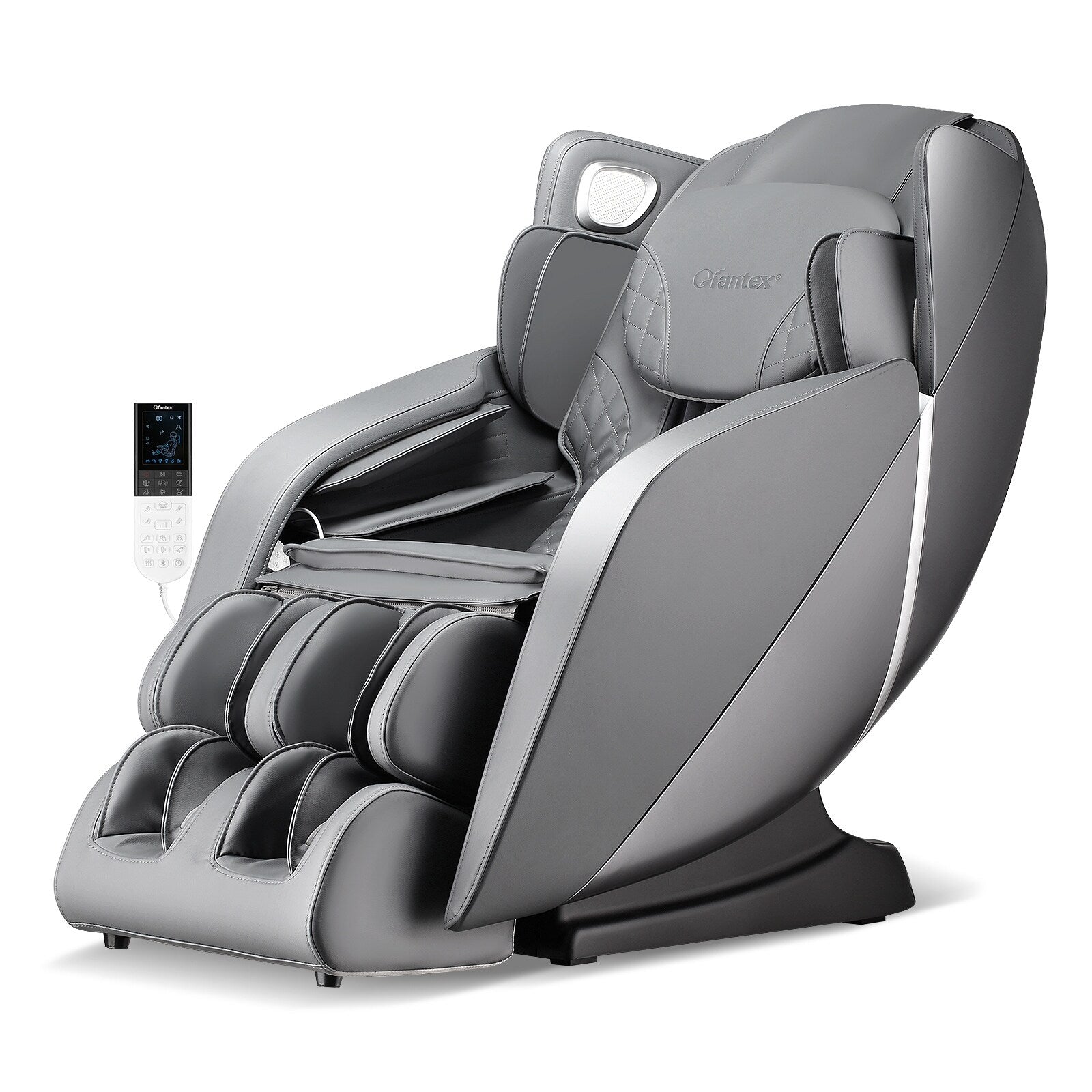Fauteuil de massage corporel complet Costway avec commande vocale, chaleur et rouleau de pied
