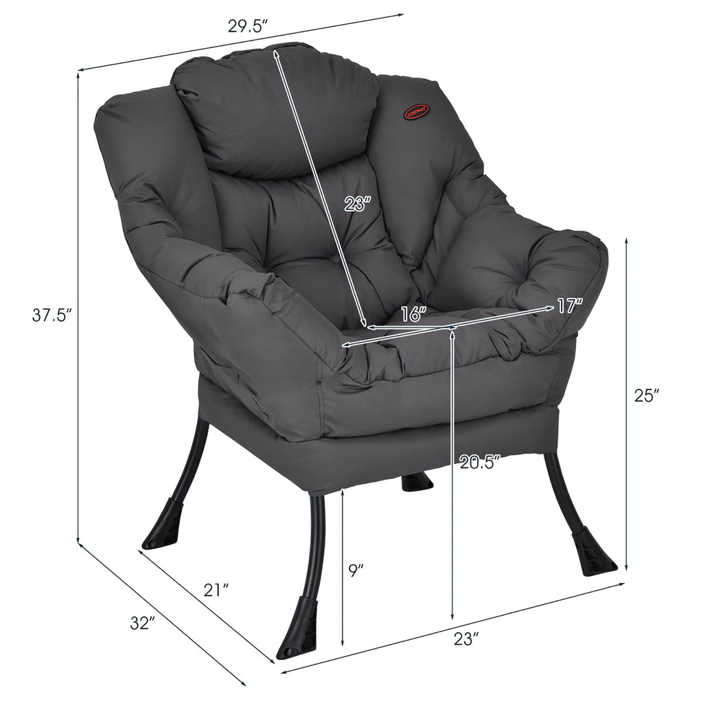 Fauteuil paresseux moderne Fauteuil d'appoint Fauteuil simple