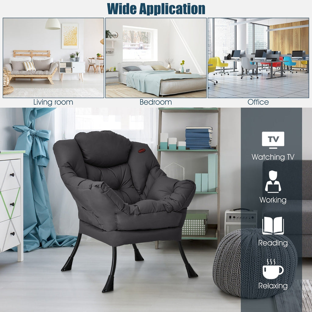 Fauteuil paresseux moderne Fauteuil d'appoint Fauteuil simple