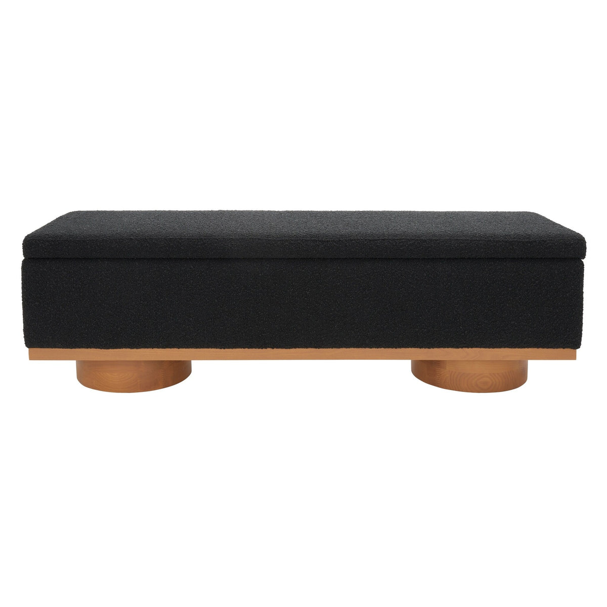Banc de rangement Sunneva Boucle SAFAVIEH Couture - 61 po L x 20 po P x 19 po H - 61Lx20Px19H