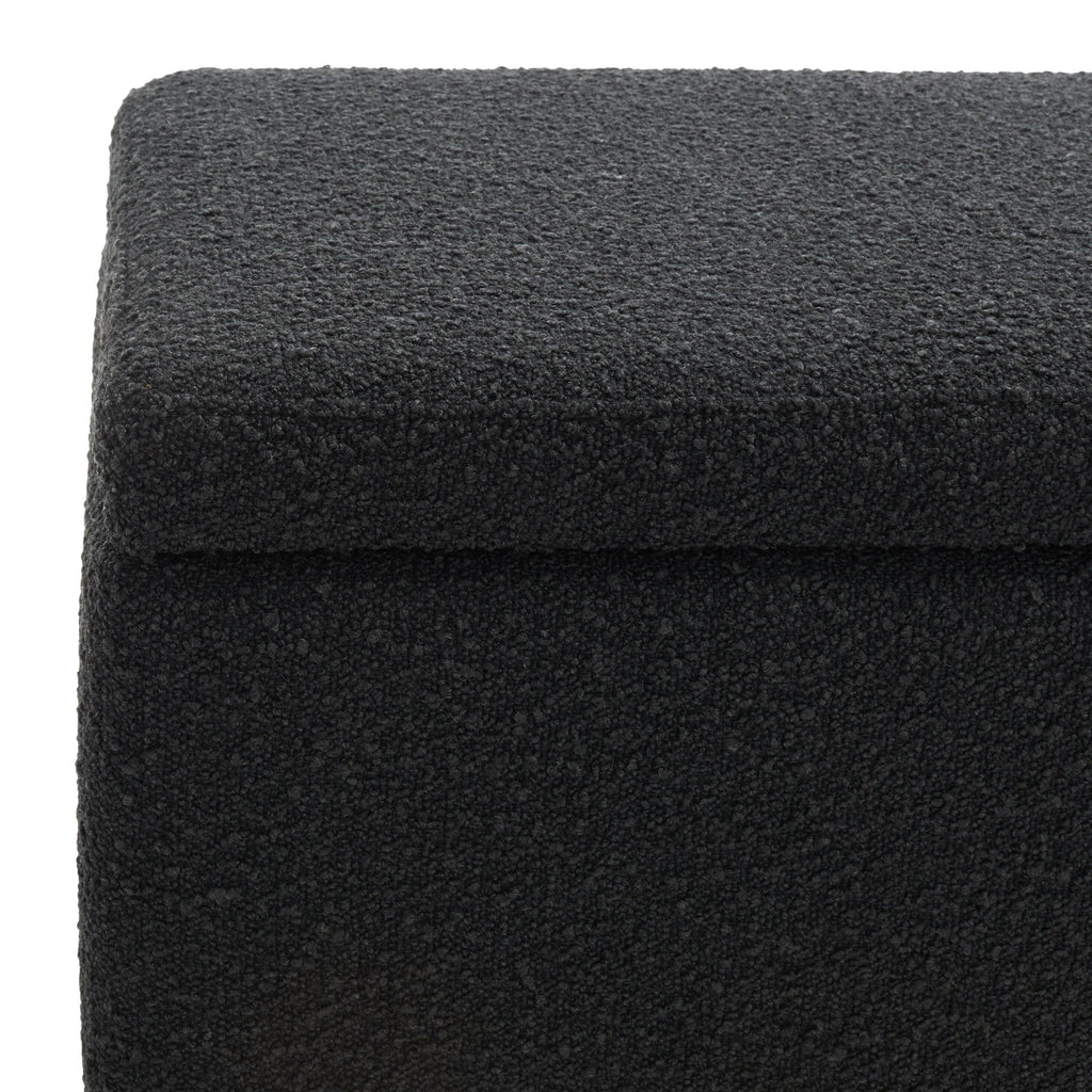 Banc de rangement Sunneva Boucle SAFAVIEH Couture - 61 po L x 20 po P x 19 po H - 61Lx20Px19H