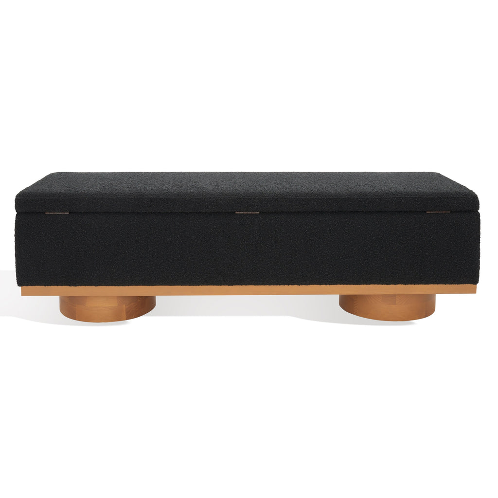 Banc de rangement Sunneva Boucle SAFAVIEH Couture - 61 po L x 20 po P x 19 po H - 61Lx20Px19H