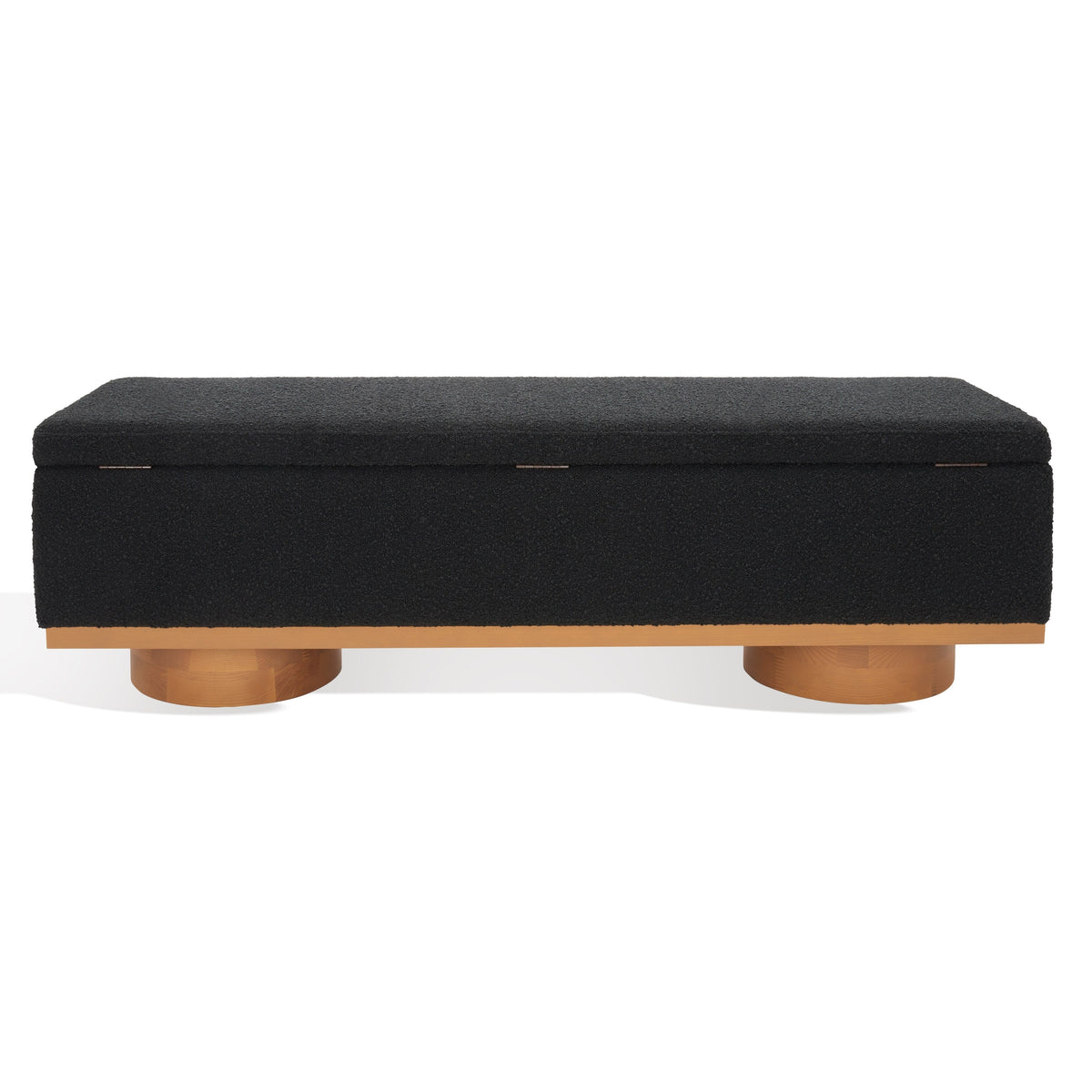 Banc de rangement Sunneva Boucle SAFAVIEH Couture - 61 po L x 20 po P x 19 po H - 61Lx20Px19H