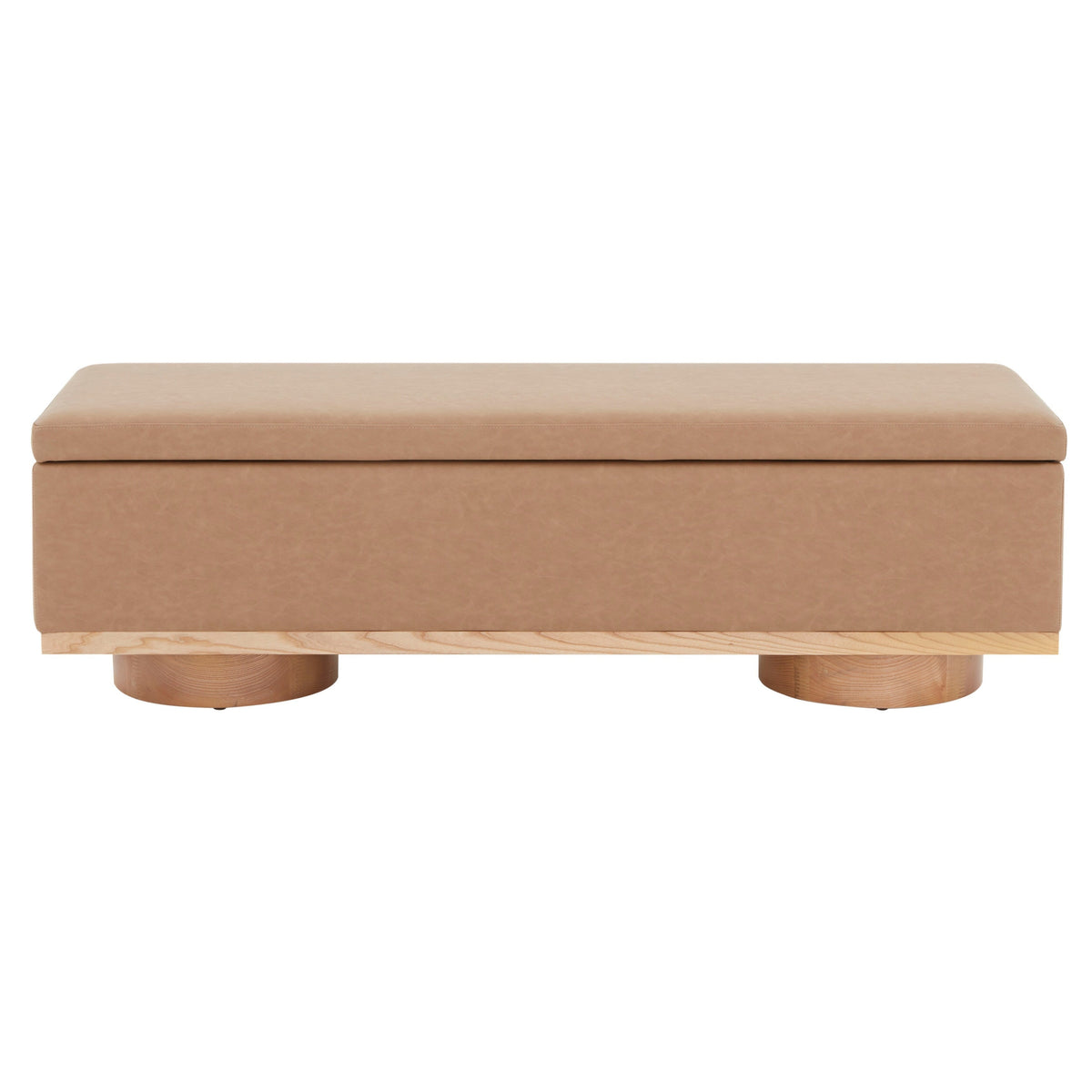 Banc de rangement Sunneva Boucle SAFAVIEH Couture - 61 po L x 20 po P x 19 po H - 61Lx20Px19H