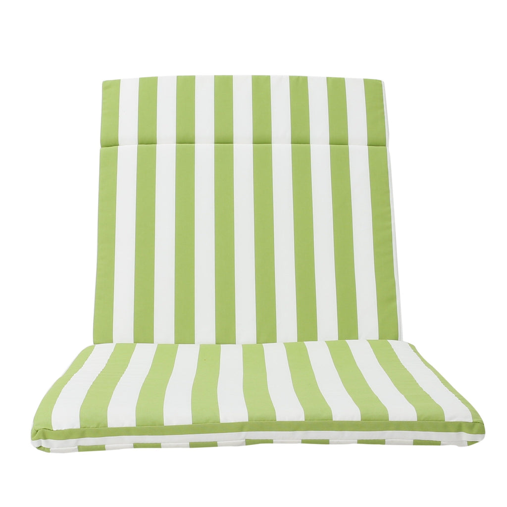 Ensemble de coussins d'extérieur Salem pour chaise longue - Coussins uniquement (lot de 2) par Christopher Knight Home - 79,25L x 27,50W x 1,50H