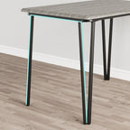 Ensemble table de cuisine et chaises pour salle à manger - 3 pièces