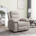 Fauteuil inclinable électrique avec massage et chauffage réglables