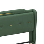 Lit rembourré moderne en cuir PU Uphou par Christopher Knight Home