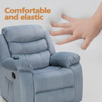 Fauteuil inclinable moelleux avec fonctions massage et chaleur