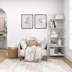 Étagère de Boulanger Pliable Haute à 5 Niveaux en Métal Décoratif pour Intérieur/Extérieur - Or ou Blanc - Roche River Decor