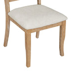 Ensembles de salle à manger 5 pièces Lak Retro avec chaises rembourrées par GDFStudio