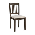 Ensemble Table et Chaises de Salle à Manger Carrée en Bois, Table à Manger Décontractée avec 4 Chaises de Salle à Manger Rembourrées pour Coin Repas de Cuisine