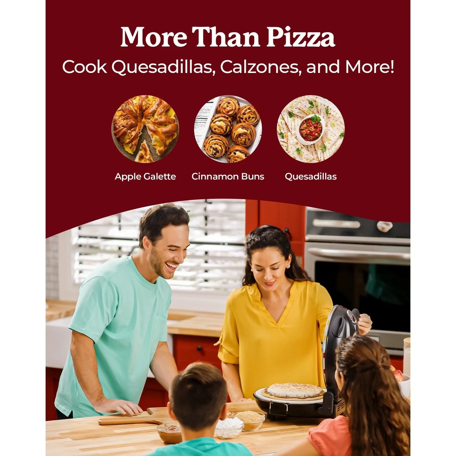 Four à pizza électrique intérieur/extérieur Granitestone Piezano avec pierre en céramique