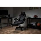 Chaise de jeu RESPAWN 110 Pro - Chaise de jeu avec repose-pieds, chaise de bureau ergonomique