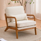 Fauteuil d'appoint rembourré Mid-Century Modern
