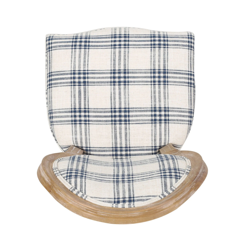 Chaises de salle à manger en tissu de style campagnard français - NH419413