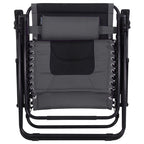Fauteuil de relaxation zéro gravité XL surdimensionné rembourré avec accoudoirs plus larges et porte-gobelet réglable - N/A