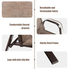 Costway Lot de 4 chaises de jardin et de terrasse avec accoudoirs – Voir détails