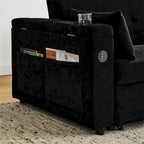 Canapé convertible avec dossier réglable et port USB