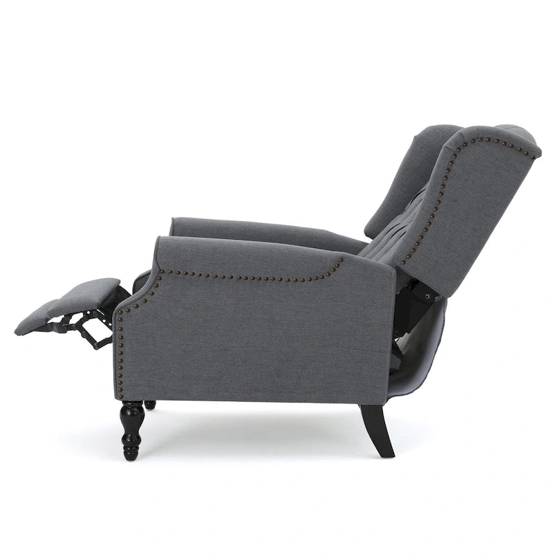 Fauteuils inclinables en tissu touffeté Walter (lot de 2) par Christopher Knight Home