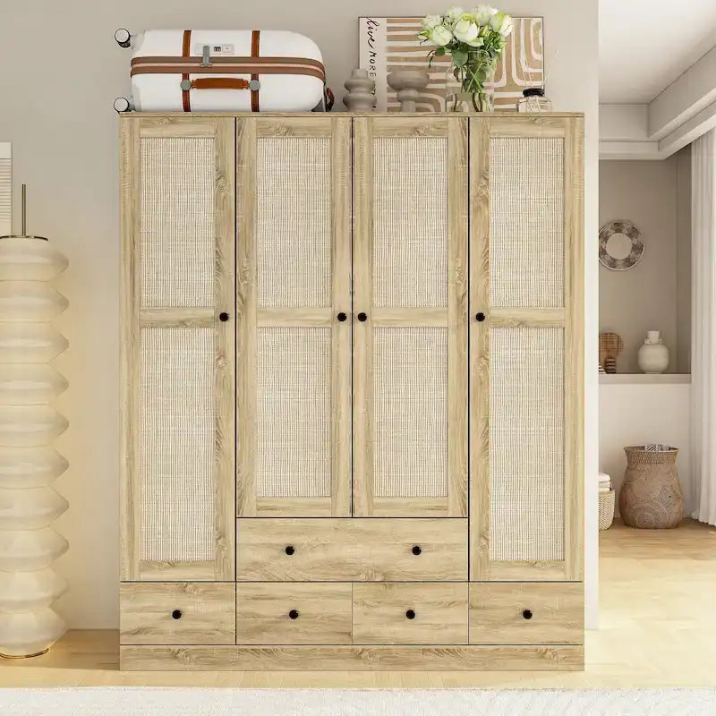 Armoire penderie placard 59L Grande armoire autonome blanche