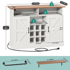 Moasis 52 Buffet Cabinet Meuble de bar à café de ferme