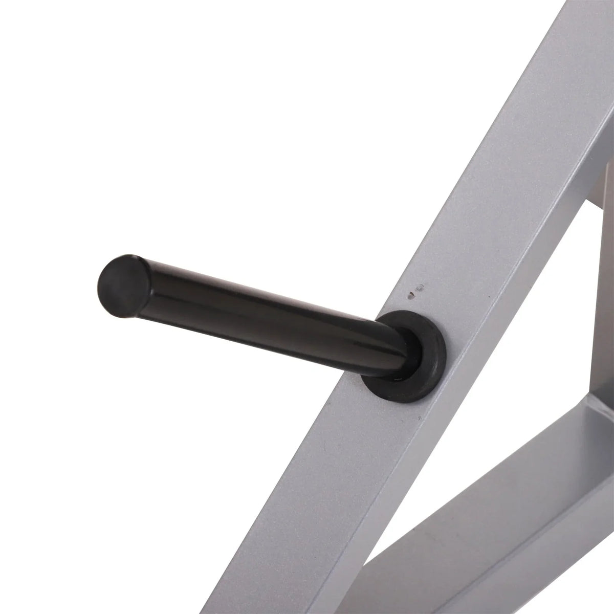 Soozier Rack à squat/banc de musculation en acier 2 pièces réglable en hauteur - N/A