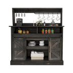 Meuble bas de bar à café Moasis Farmhouse - 38,4 P x 119,9 L x 130,8 H