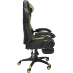 Chaise de jeu RESPAWN 110 Pro - Chaise de jeu avec repose-pieds, chaise de bureau ergonomique