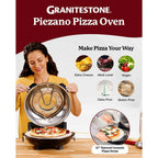 Four à pizza électrique intérieur/extérieur Granitestone Piezano avec pierre en céramique