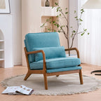 Fauteuil d'appoint rembourré Mid-Century Modern
