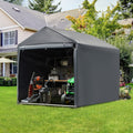 Abri de rangement extérieur et abri de voiture : abri portable pour vélos, motos et rangement de jardin