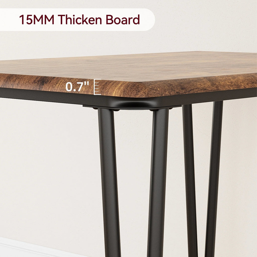 Ensemble table de cuisine et chaises pour salle à manger - 3 pièces