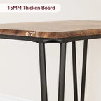 Ensemble table de cuisine et chaises pour salle à manger - 3 pièces